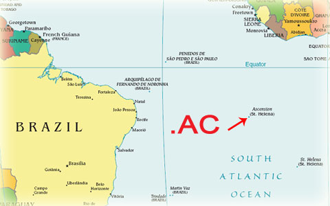 Национальный домен Острова Вознесения - AC