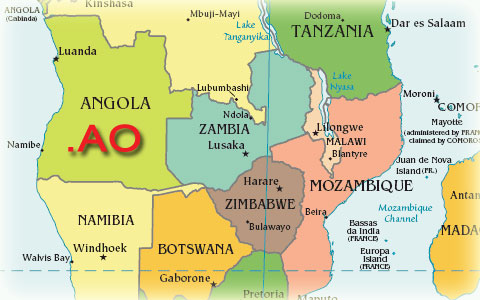 Национальный домен Анголы - AO