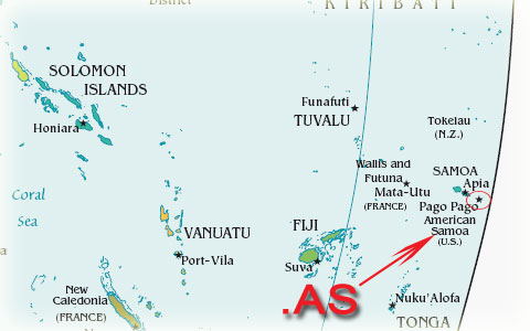 Национальный домен Американского Самоа - AS