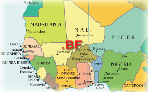 Национальный домен Буркина Фасо - BF
