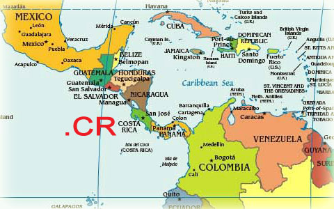 Коста-Рика домен CR