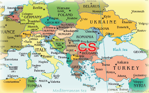 Сербия и Черногория домен CS