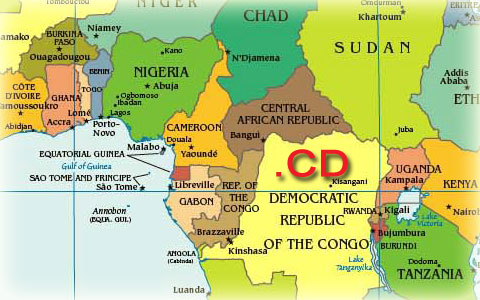 Демократическая республика Конго домен CD