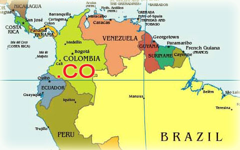 Колумбия домен CO
